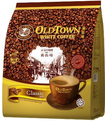 OLD TOWN 旧街场三合一即溶【白咖啡】马来西亚进口 (12袋装) 12x38g